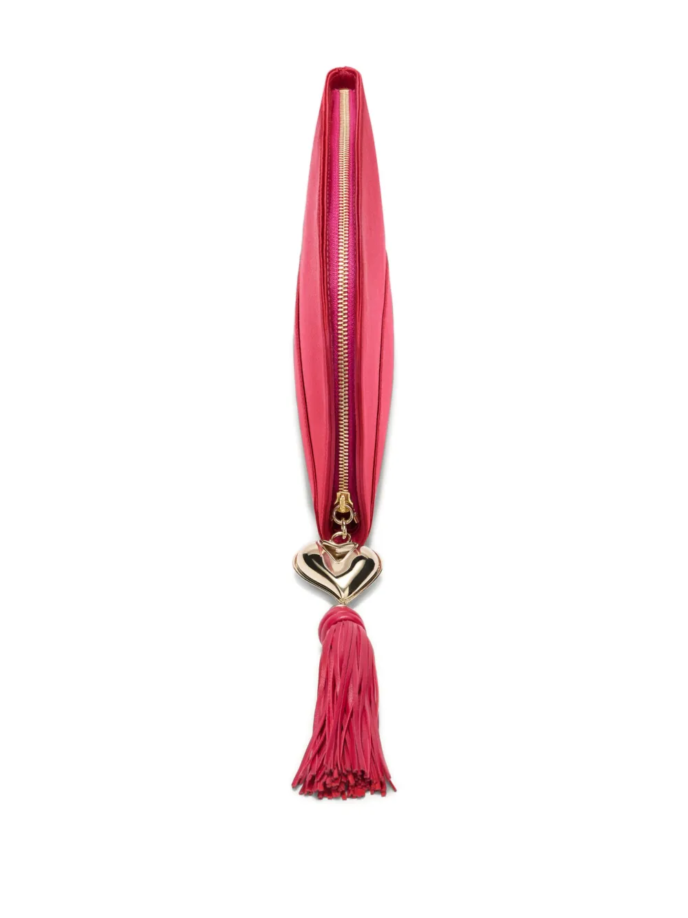 Genny Tassel-detailing Clutch Bag In Pink