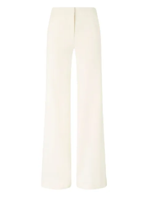 Genny concealed-fastening wide-leg trousers