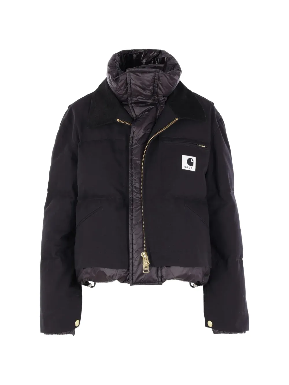 sacai x Carhartt WIP padded jacket - Schwarz
