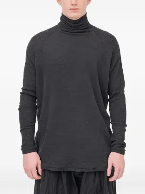 Devoa Cotton long-sleeve T-shirt | Black | FARFETCH ID