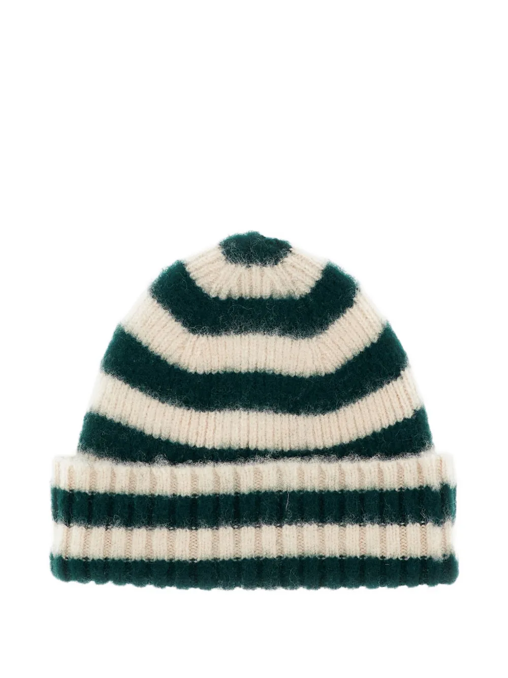 Howlin' Hard Working striped-pattern beanie hat | Green | Image 1