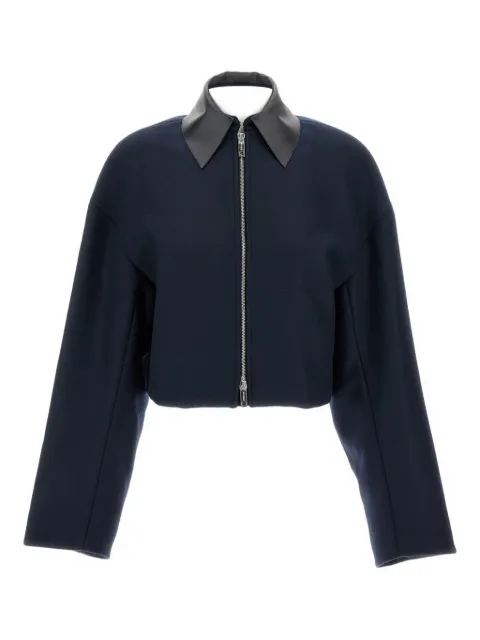 Sportmax Vacuo contrast-collar jacket