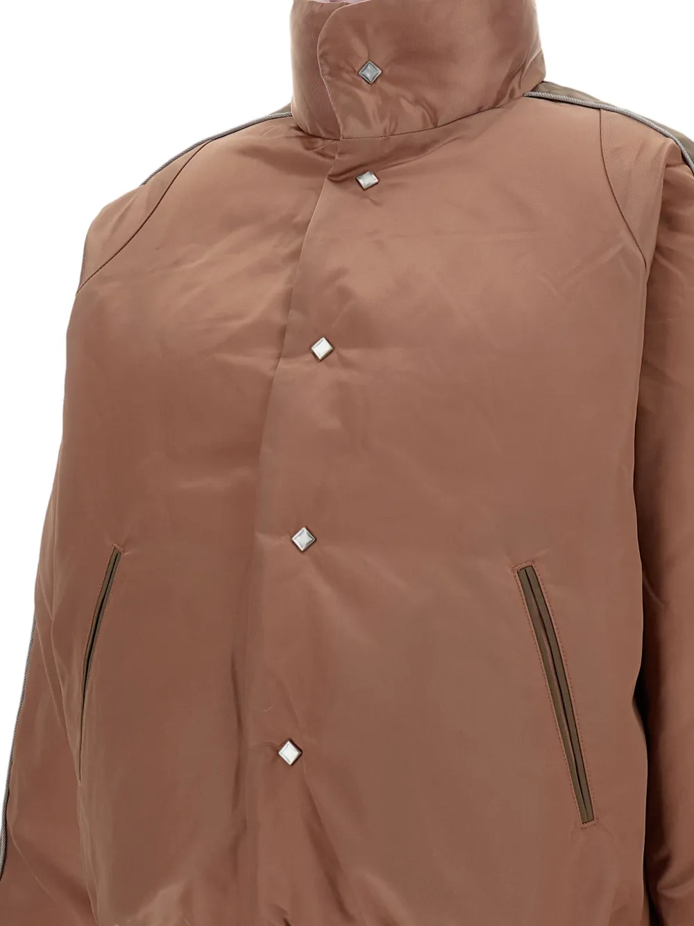 Tanaka Reversible Bomber Jacket In Brown