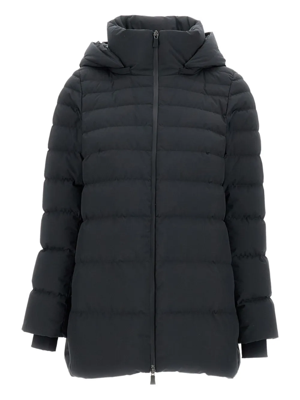 Herno detachable-hood padded coat | Black | Image 1