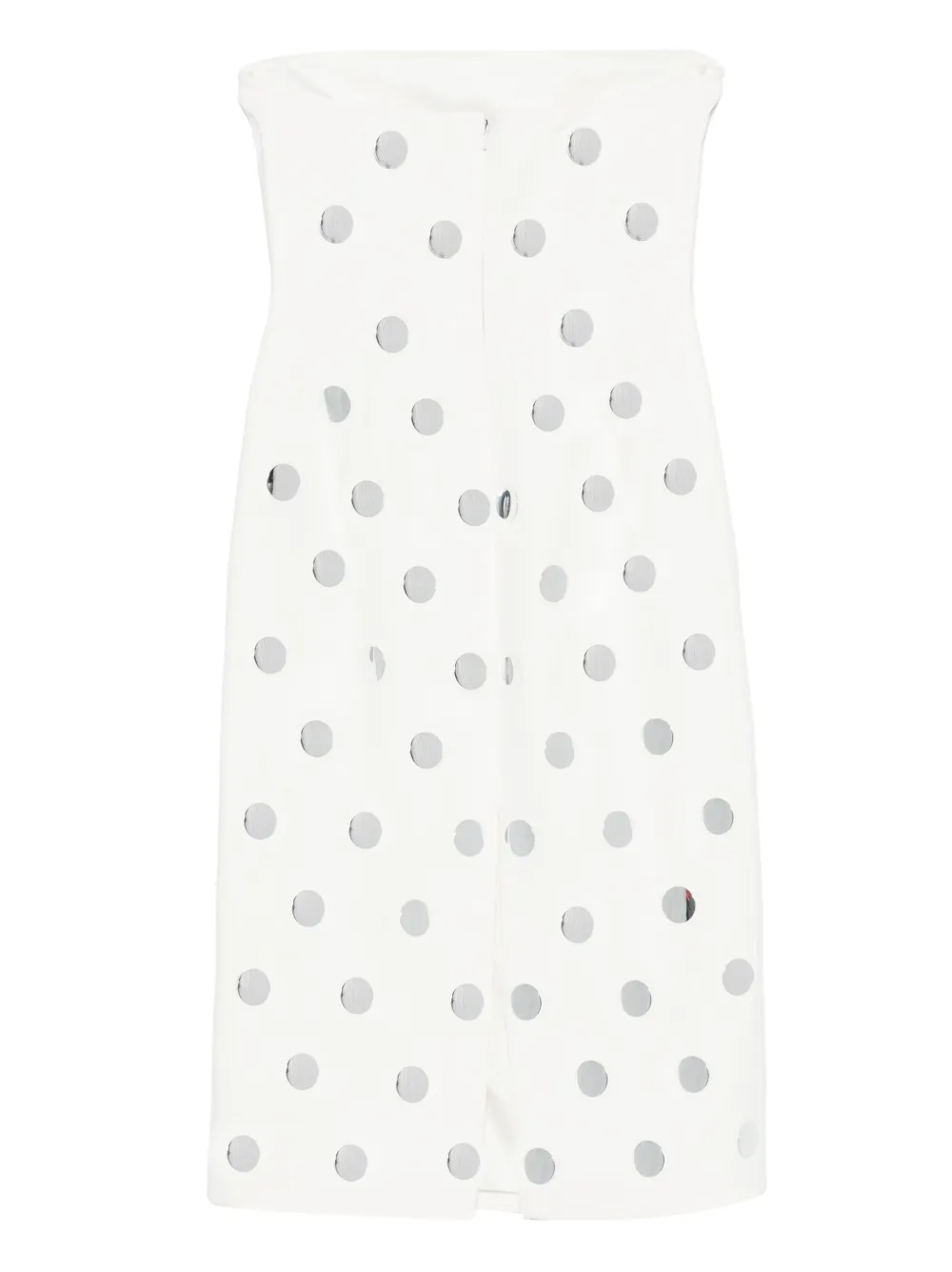 David Koma polka-dot dress - Wit