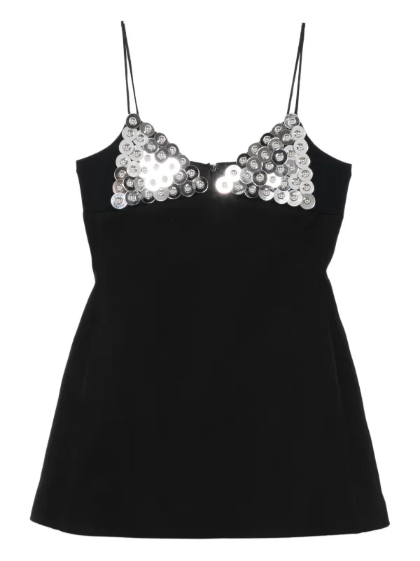 Crystal-embellished Minidress