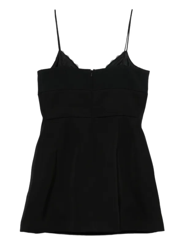 chain link strap crepe mini dress david koma david koma white chain link strap crepe mini dress White Feather Mini Dress  with V-Neck & X-Back Chain Straps