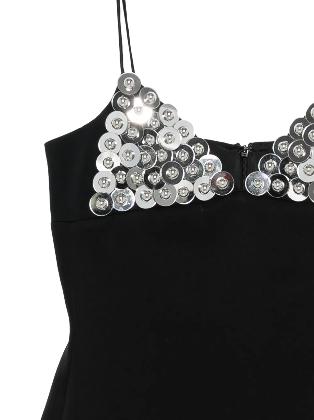  David Koma Embellished Mini Dress - Black 