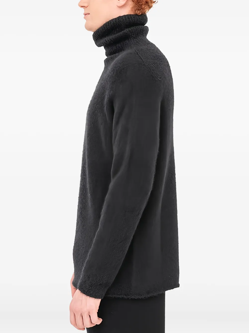  Label Under Construction Long-sleeves Turtleneck Sweater - Black 