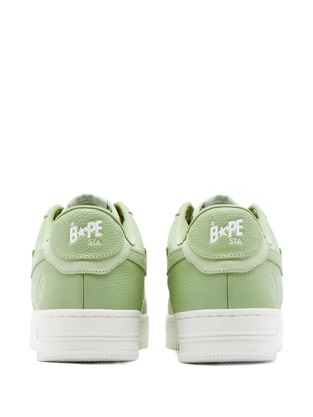 A Bathing Ape Bape Sta Sneakers In Green