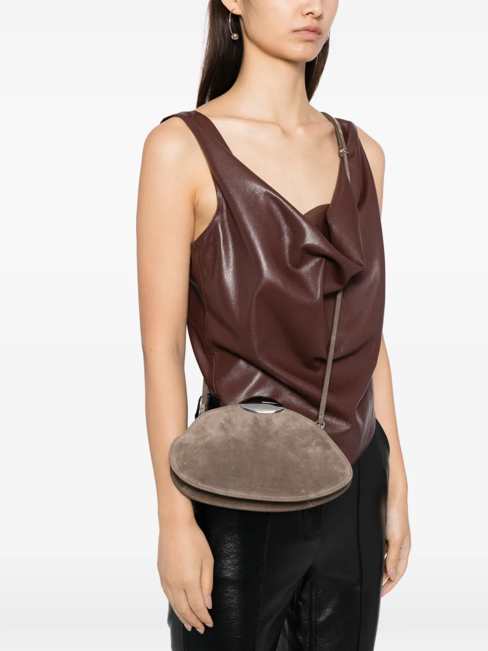 Benedetta Bruzziches Belle De Jour Crossbody Bag In Brown