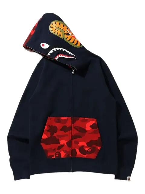 A BATHING APE® hoodie Camo Shark