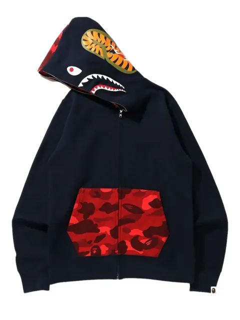 A BATHING APE® hoodie Camo Shark