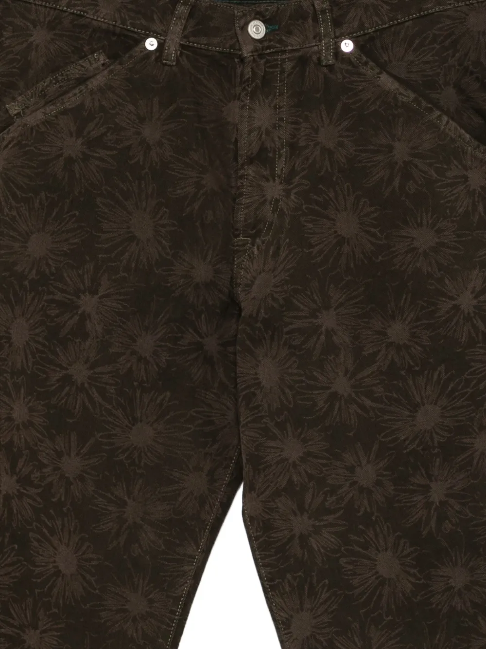 PS Paul Smith Broek met bloemenpatroon Bruin
