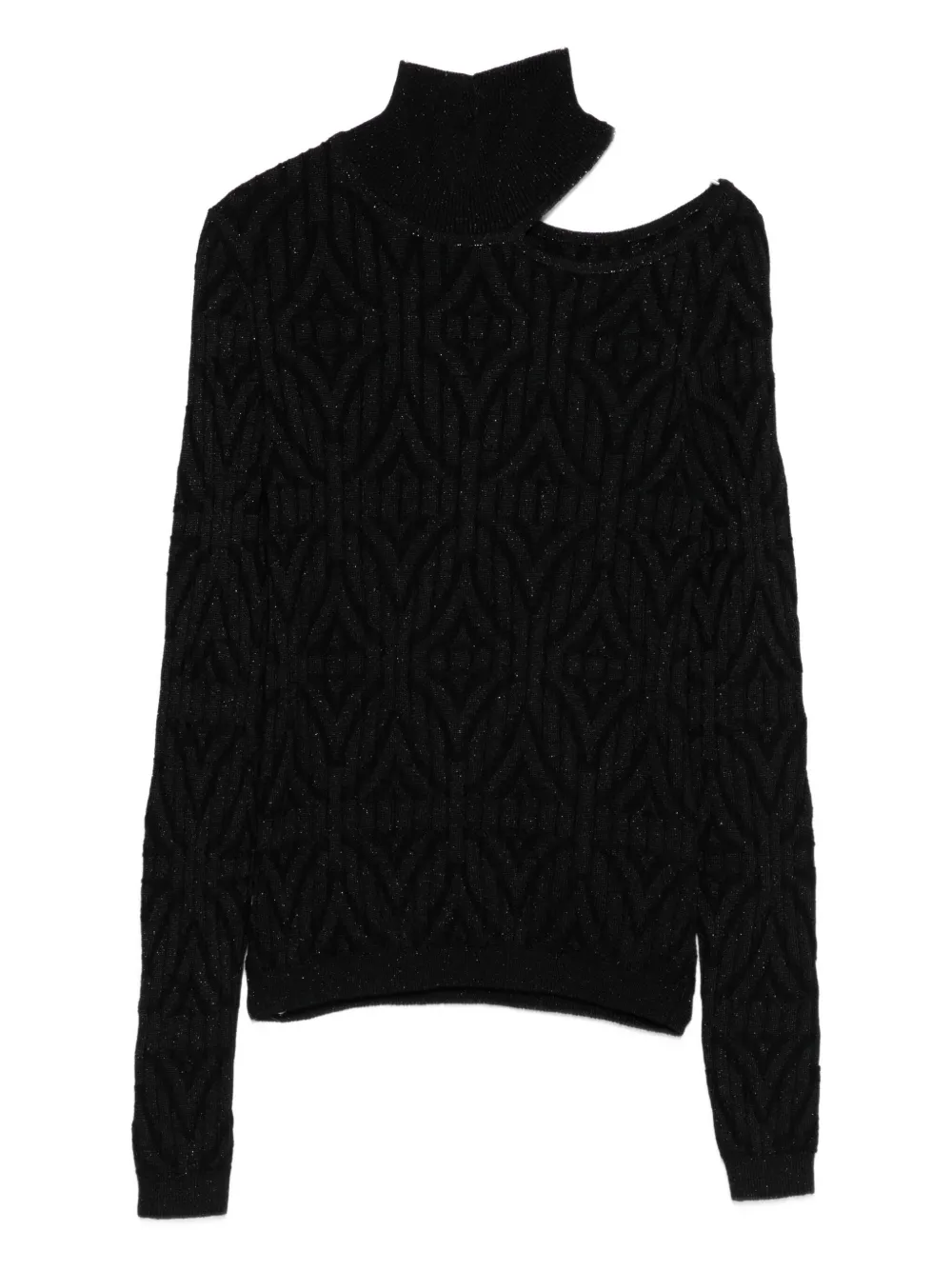Akep Pullover mit Cut-Out - Schwarz