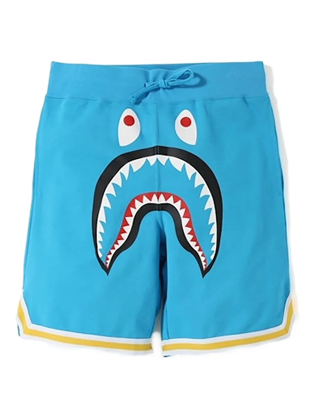 A BATHING APE® shark basketball sweatshort - Blu