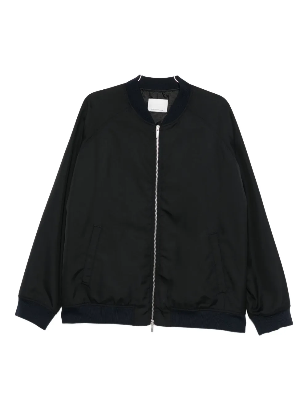 Nine In The Morning zip-up bomber jacket | noir | Image 1