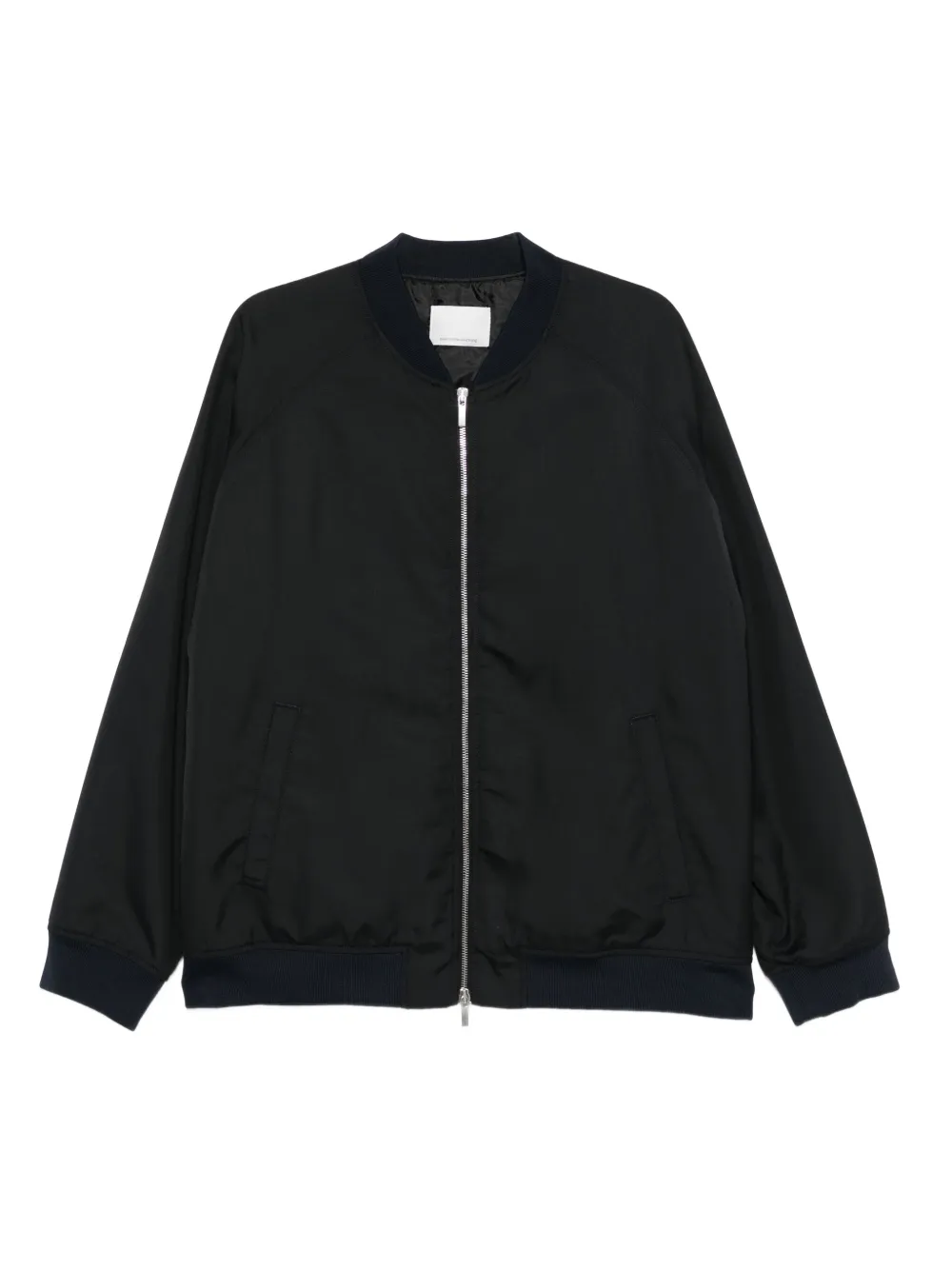 Nine In The Morning zip-up bomber jacket | noir | Image 1