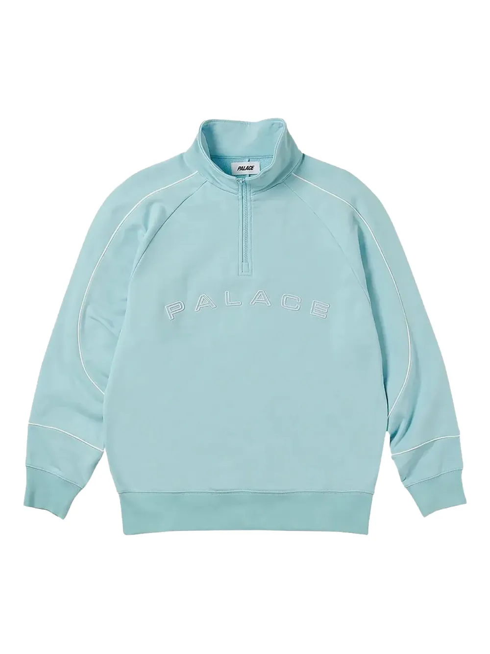 Palace piped zip-up sweatshirt | Blue | Image 1