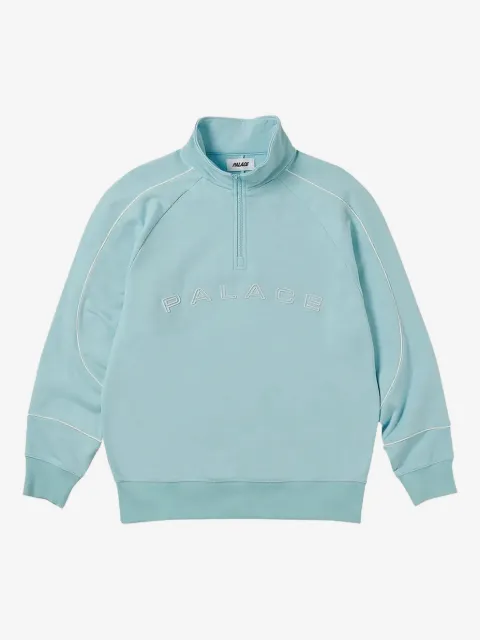 Palace piped zip-up sweatshirt