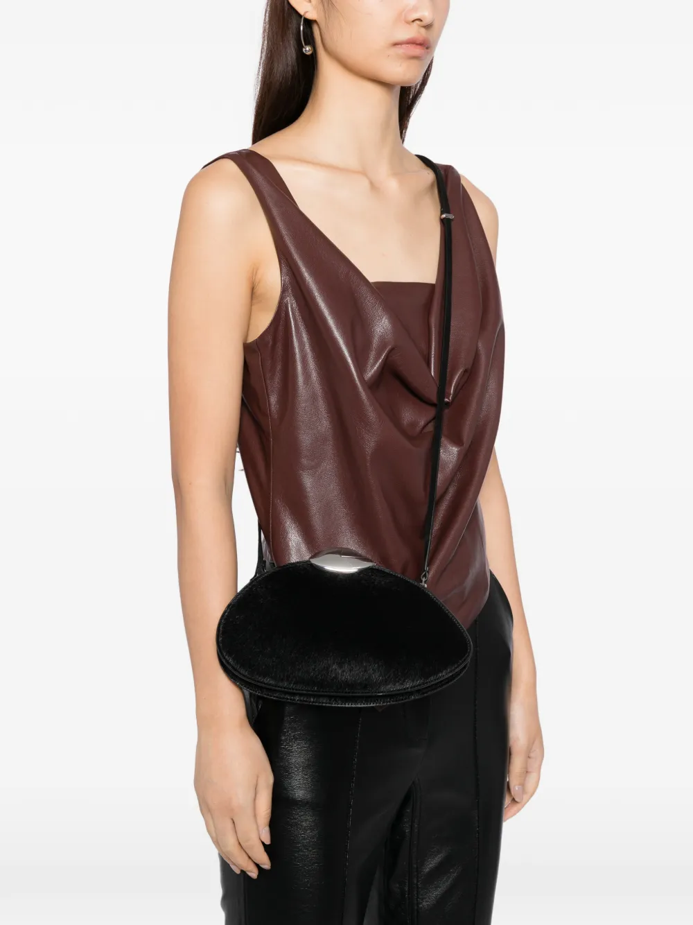 Benedetta Bruzziches Belle De Jour Crossbody Bag In Black