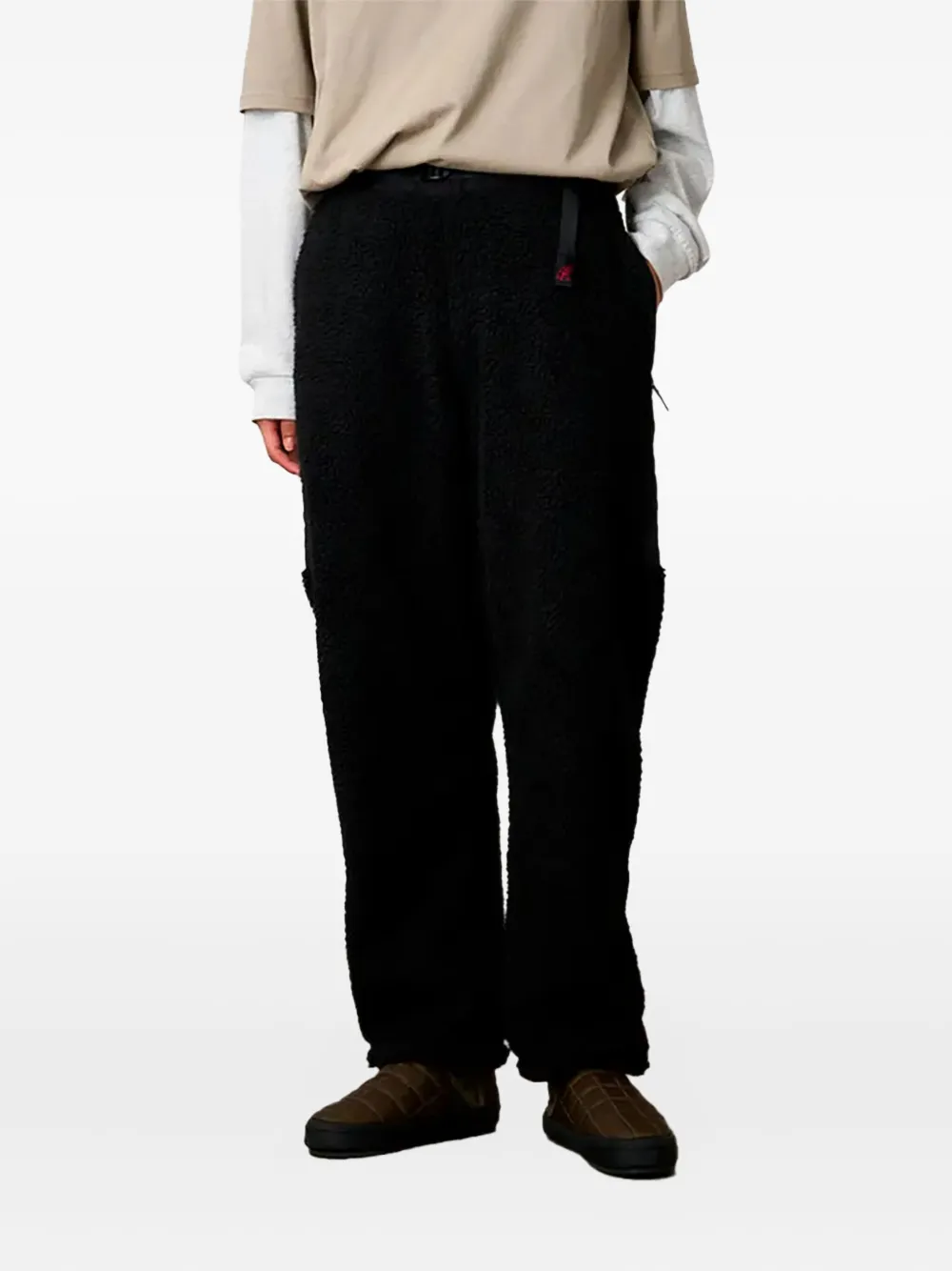 Gramicci sherpa-effect belted trousers | Loose Fit Pants | Image 2