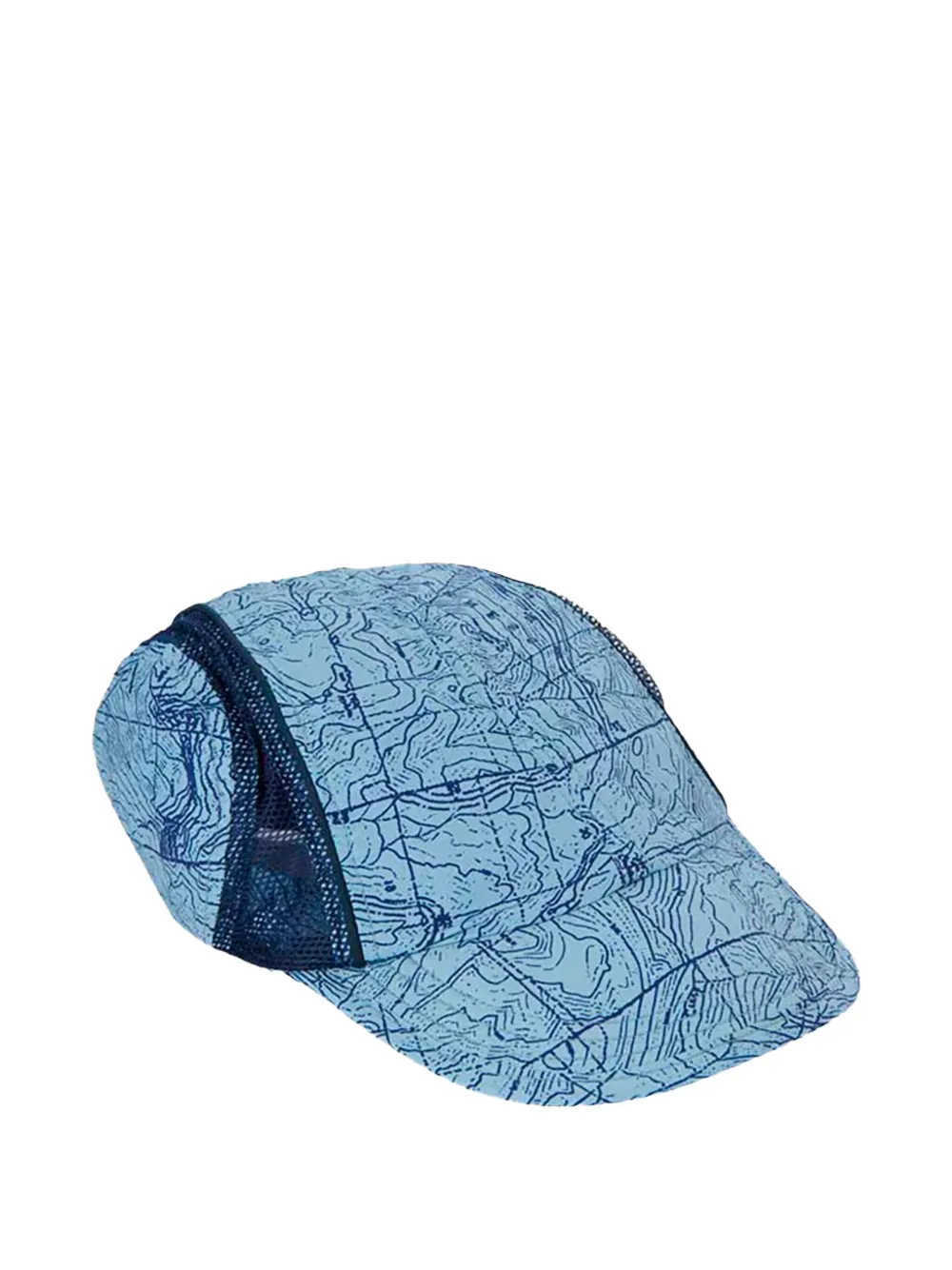 Gramicci Honkbalpet met geometrische print - Blauw
