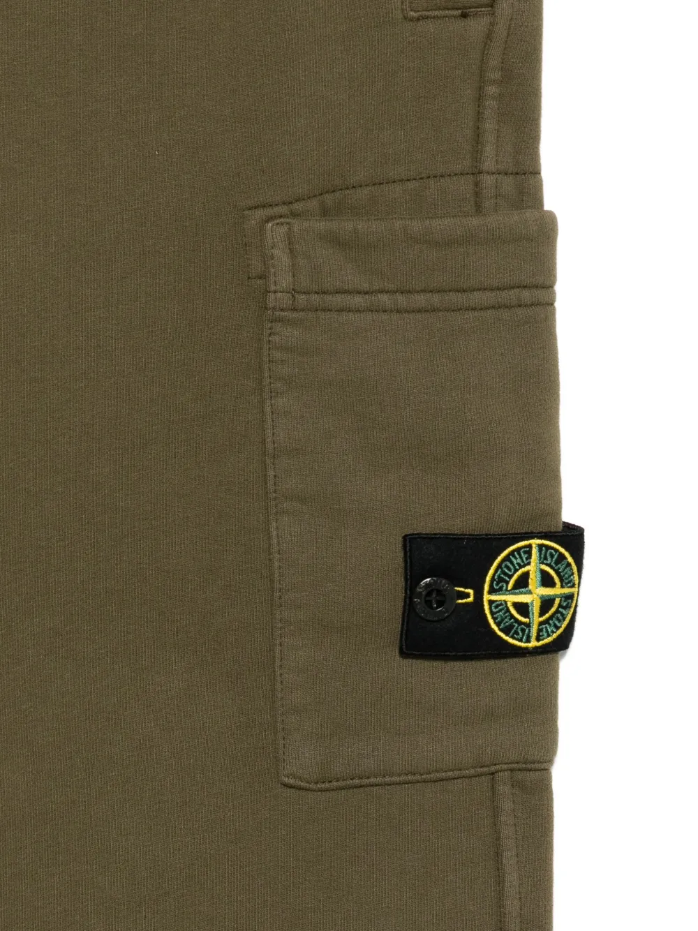 Stone Island Junior Broek met Compass-logopatch Groen