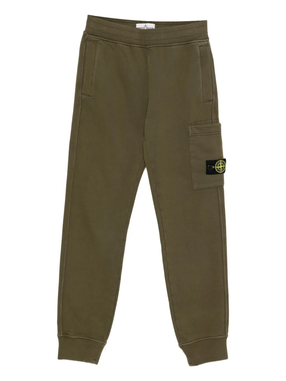 Stone Island Junior Compass-badge trousers - グリーン Stone Island Junior Compass-badge trousers - グリーン