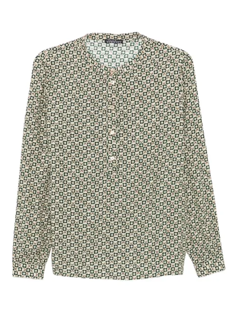 LAURA-URBINATI blusa con mangas largas y estampado geométrico
