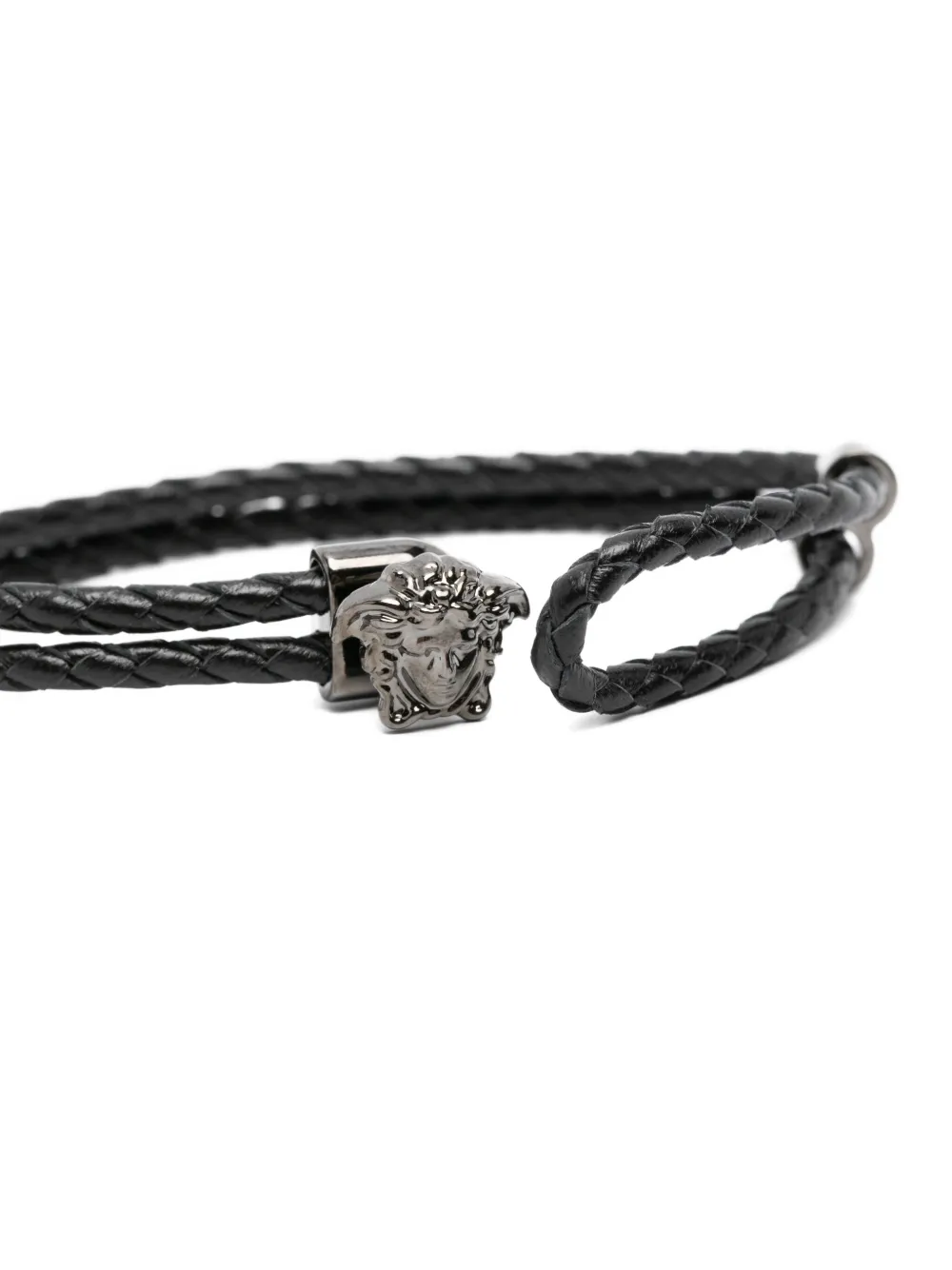Medusa braided necklace