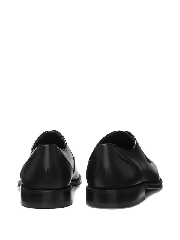 12 Men’s BOSS Plain Toe Derby Lace Up Leather Dress Shoes UK 11 BOSS cap-toe Derby Shoes | Black | FARFETCH main image 4