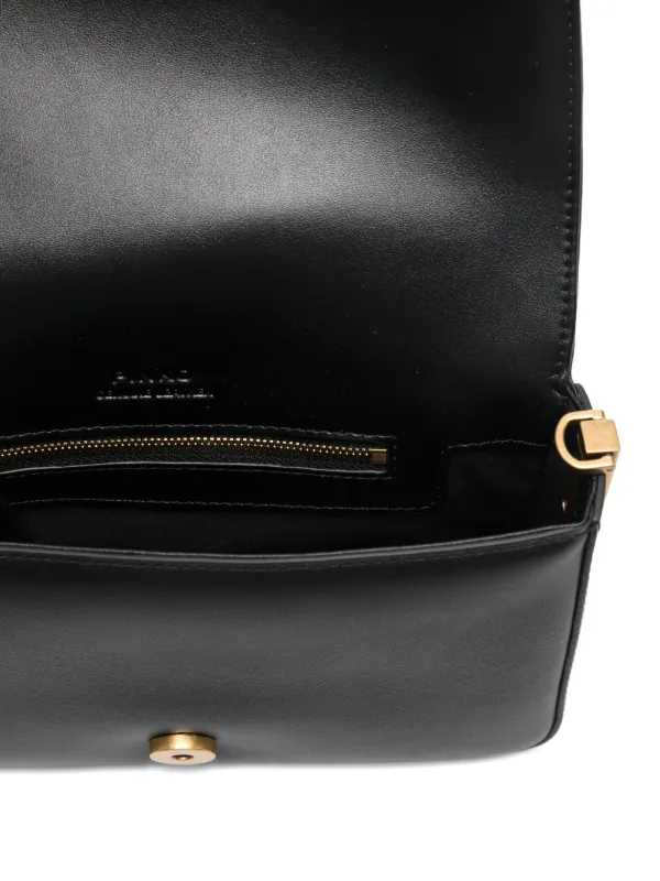 PINKO Mini Love One Shoulder Bag | Black | FARFETCH