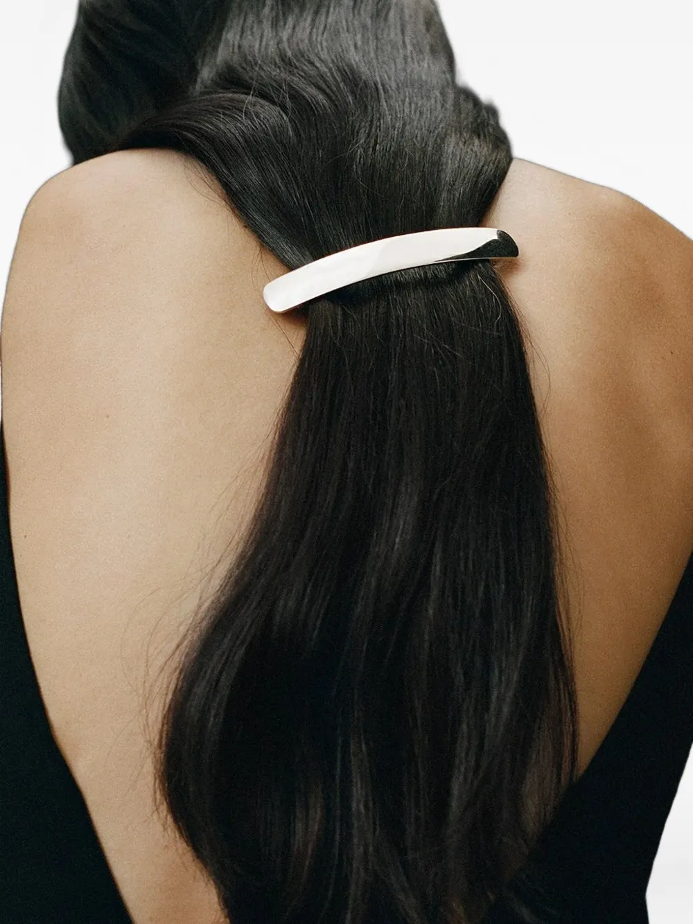 Sophie Buhai Curved Hair Clip In White