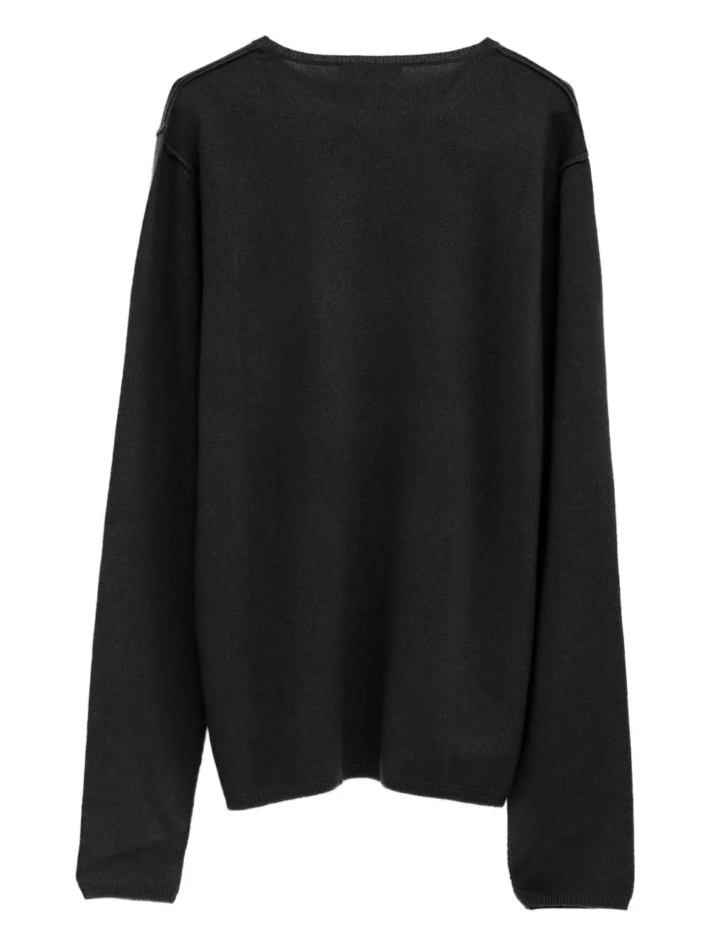 Denis Colomb Crew Neck Cashmere Sweater In Black