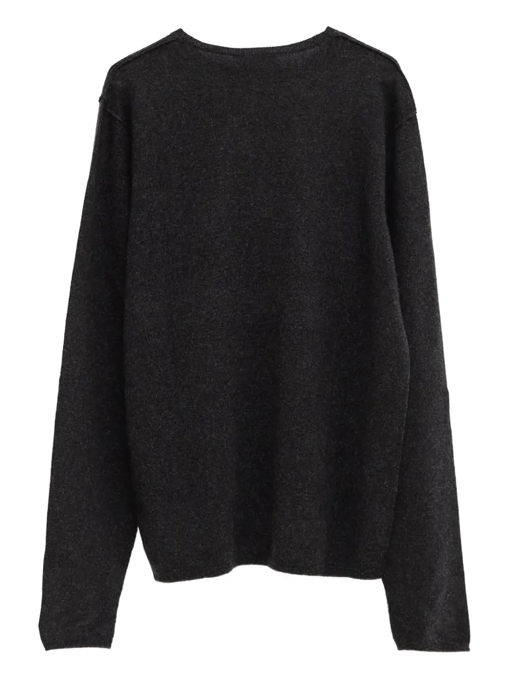 Denis Colomb Crew Neck Cashmere Sweater In Black