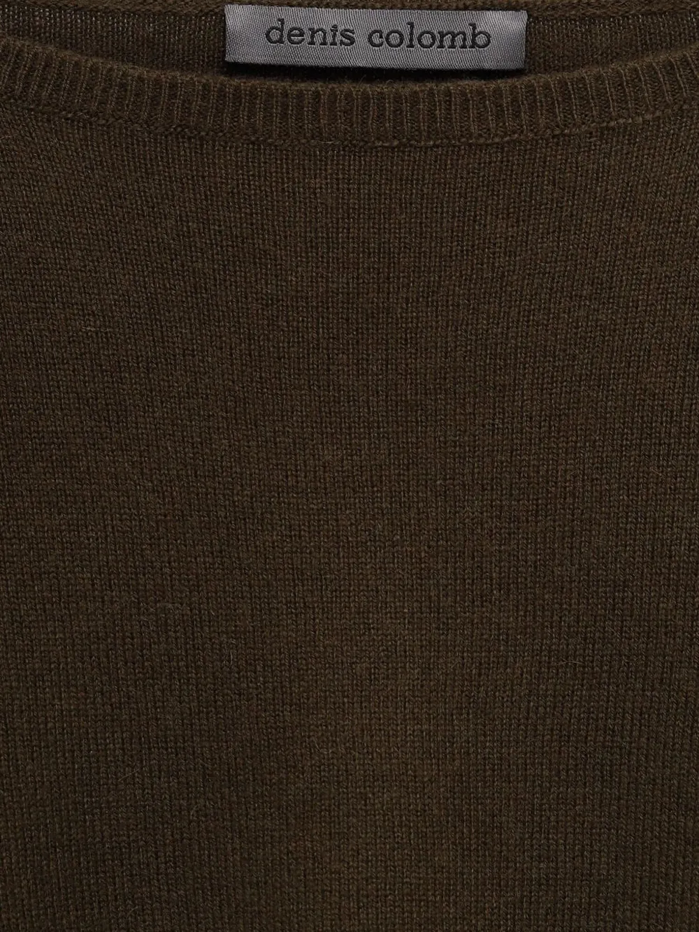 Denis Colomb Crew Neck Sweater In Brown