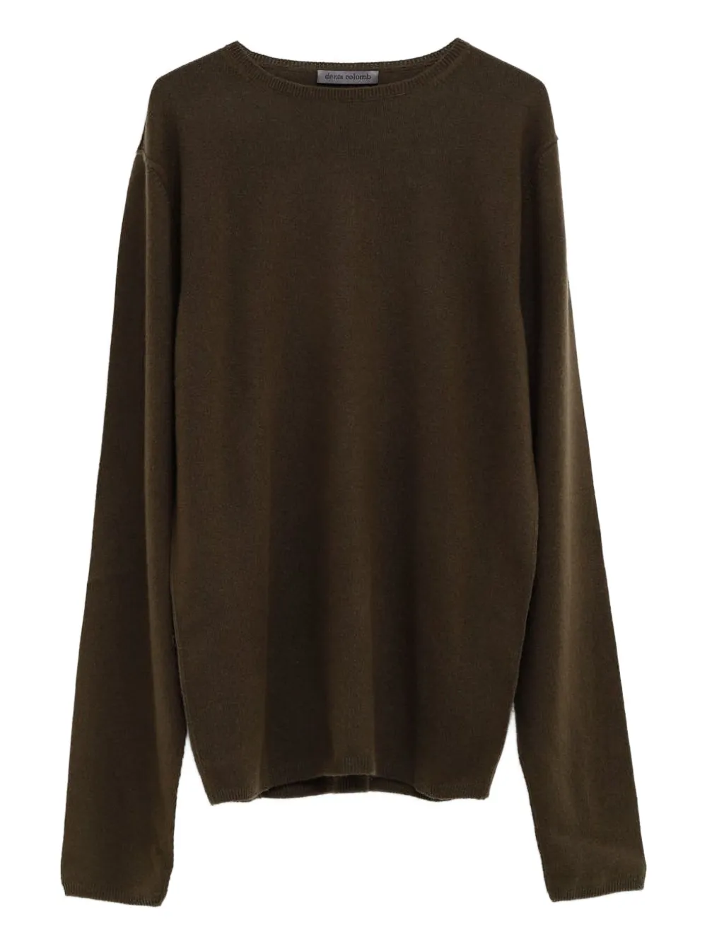Denis Colomb Crew Neck Sweater In Brown