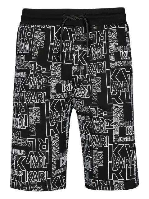 Karl Lagerfeld logo sweat shorts
