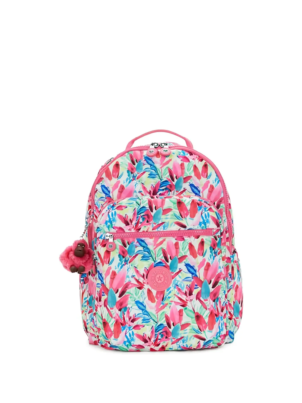 kipling Flamingo Leaves バックパック - ピンク kipling Flamingo Leaves バックパック - ピンク