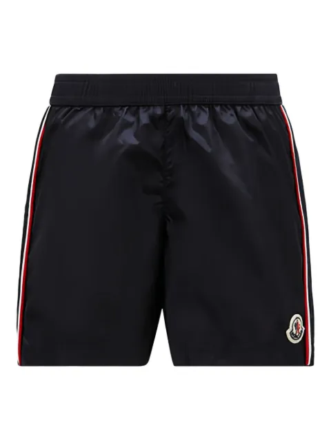 Moncler Enfant tricolour-trimmed swim shorts