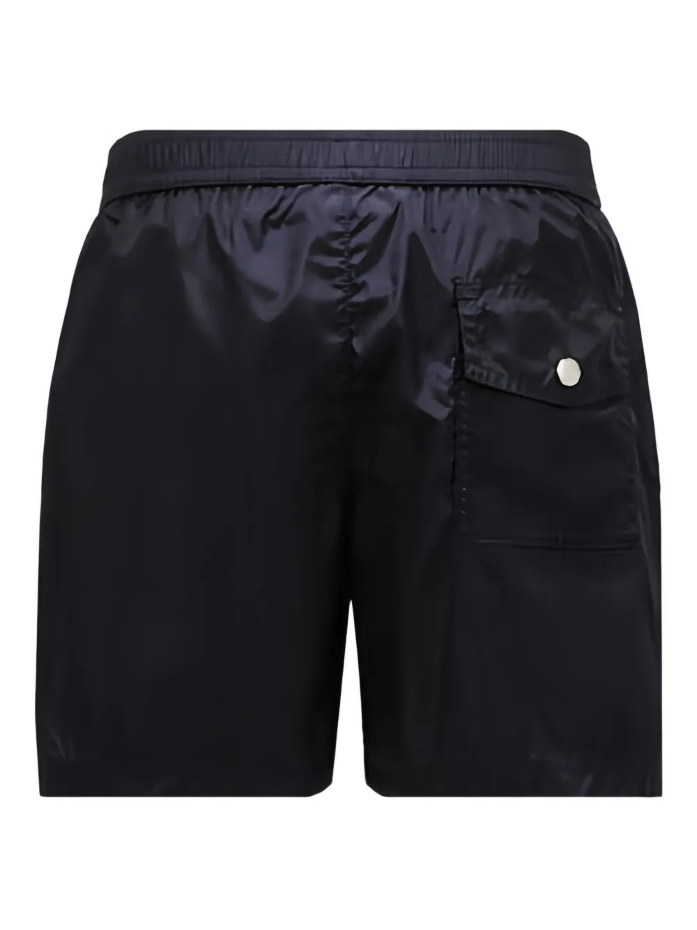 Moncler Enfant Zwembroek met driekleurige afwerking Blauw