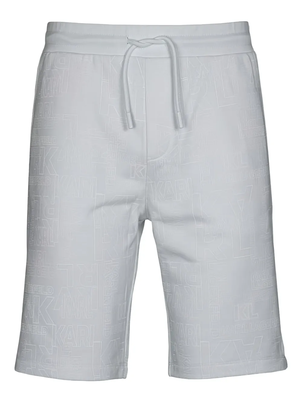 Karl Lagerfeld drawstring sweat shorts | White | Image 1