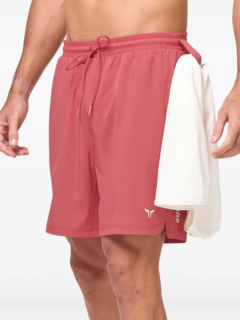 Squatwolf Drawstring-fastening Logo-detail Track Shorts In Pink