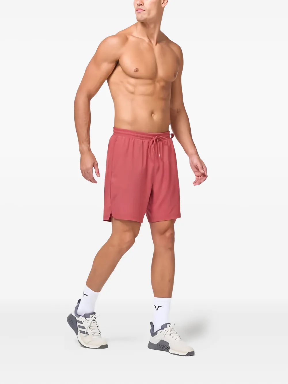 Squatwolf Drawstring-fastening Logo-detail Track Shorts In Pink