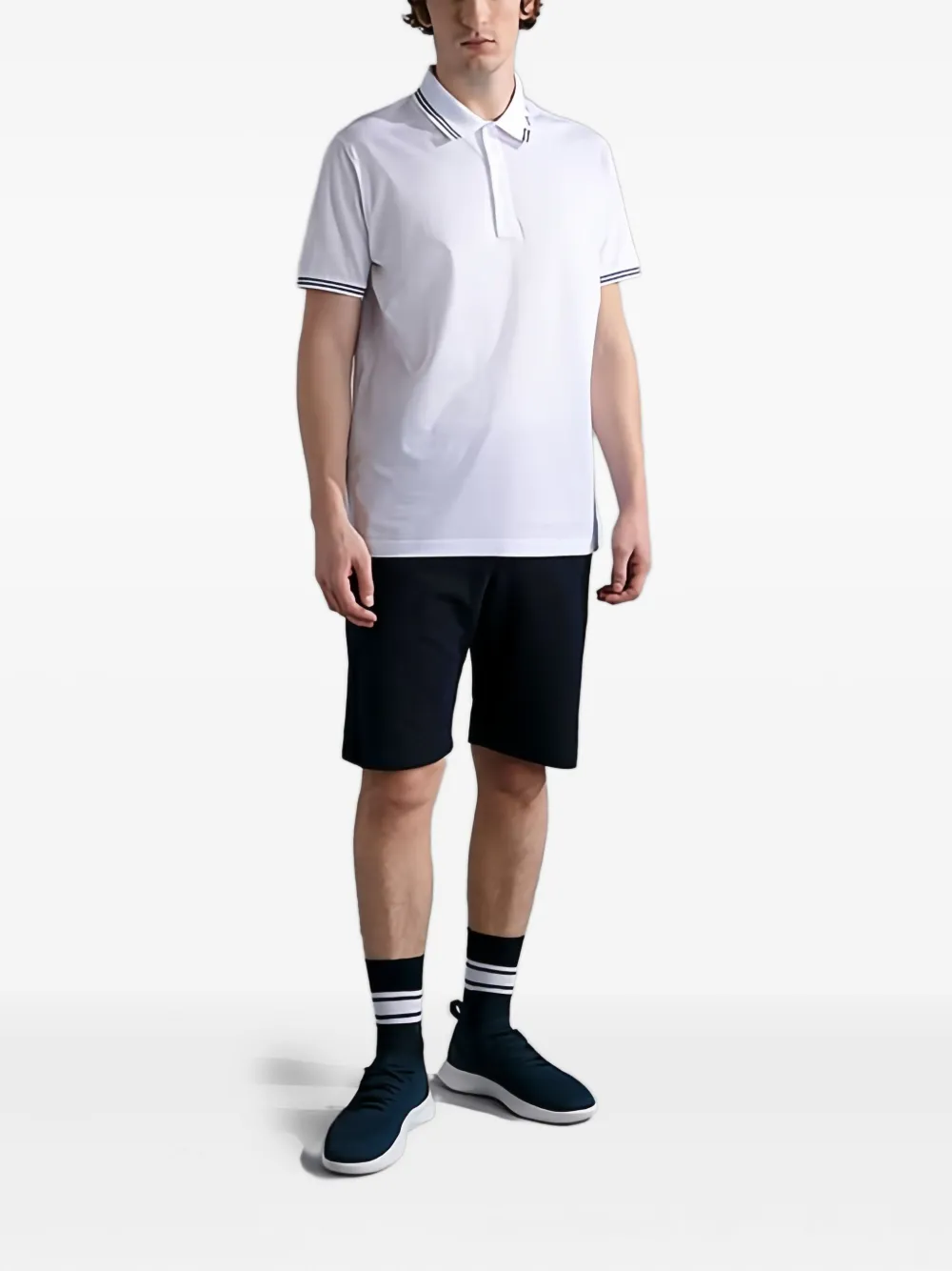 Paul & Shark Poloshirt met gestreept detail Wit