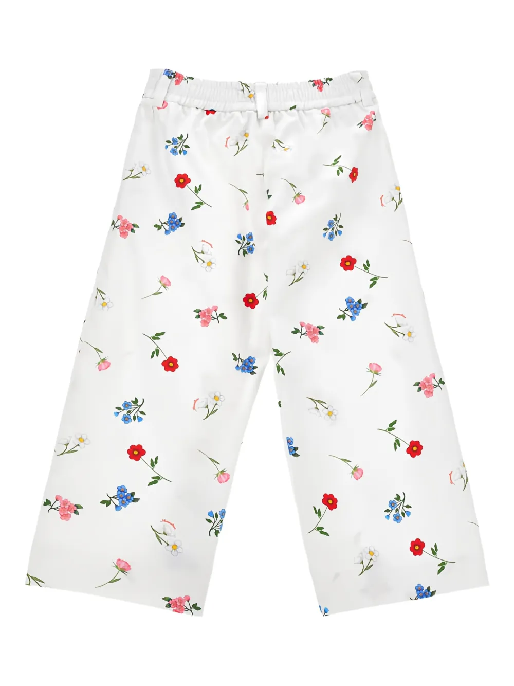 Monnalisa Broek met bloemen Beige