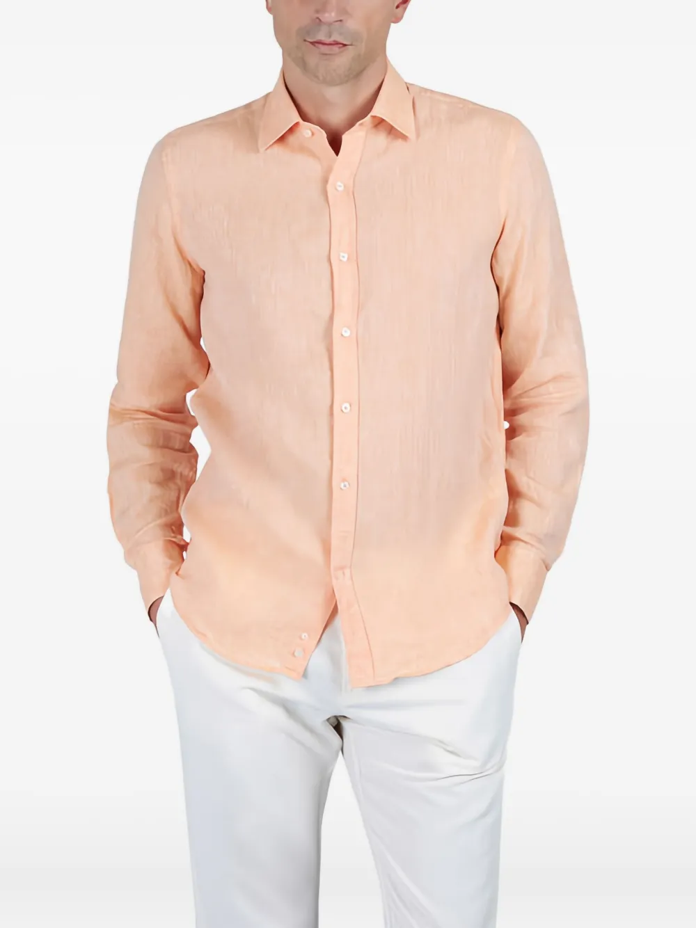 Paul & Shark Overhemd met lange mouwen Oranje