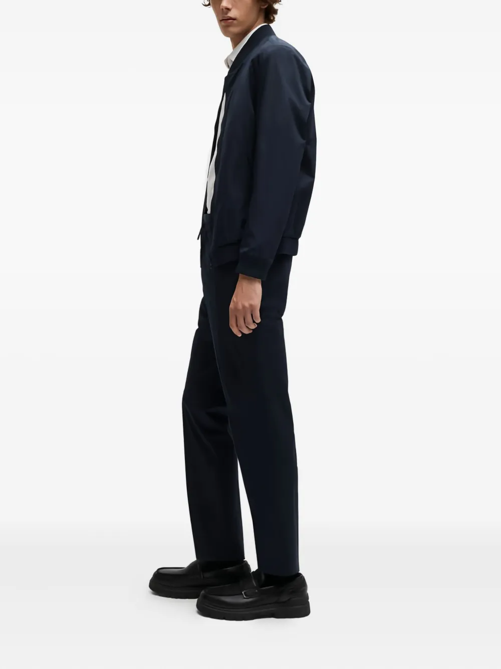 HUGO zip ribbed jacket | Bomber Jackets | Image 2