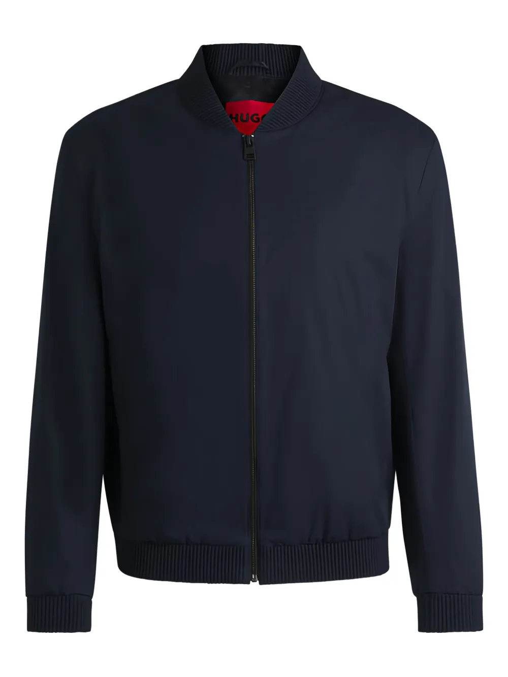 HUGO zip ribbed jacket | Blue | Image 1